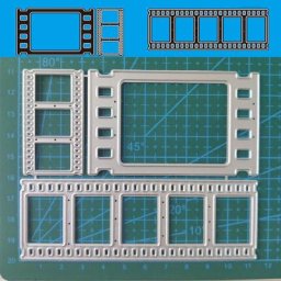 Cartes de cadre de film matrices de découpe en métal pour bricolage scrapbooking fait à la main