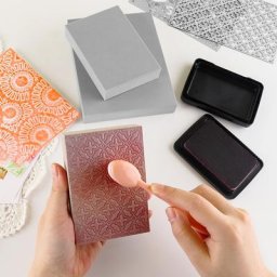 Mousse d'estampage réutilisable pour créer un fond d'estampage inversé outil de mélange de mousses