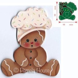 Matrices de découpe en métal pain d'épices pour homme cartes en papier Scrapbooking gaufrage