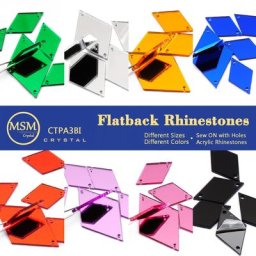 Perles miroir en acrylique pour robes de soirée couture sur biscuits miroir bricolage costume
