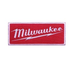 MILWAUElle-Patchs brodés pour brassard crochet et boucle fer sur badge de broderie rayure