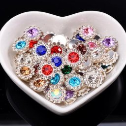 Strass Tournesol avec Griffe de Verre Pierre de Clip AB Base D.lique Diamant pour Couture 10mm