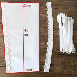 Kit de Remplacement de Robe de Mariée avec Fermeture Éclair Corset Réglable au Dos à Lacets Ruban