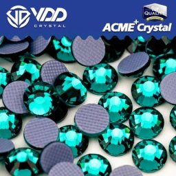 VDD – Strass de verre en Zircon vert AAAAA de qualité supérieure cristal correcteurs à paillettes