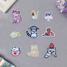 Badge pour vêtements de sacs d'animaux mignons de haute qualité badge pour uniformes adhésif
