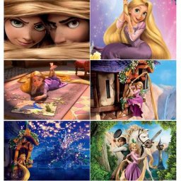 Disney Cartoon Raiponce Princess Cross Stitch Kit 5D Diamond Painting Full Square Round
