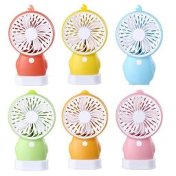 Mini ventilateur Portable avec alimentation USB dessin animé pingouin pour l'extérieur été