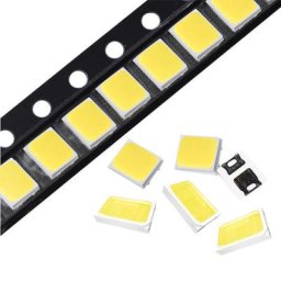 100 pièces 0.5W SMD 5730 et 2835 LED COB puce lampe perles lumière blanche ou chaude 120LM montage