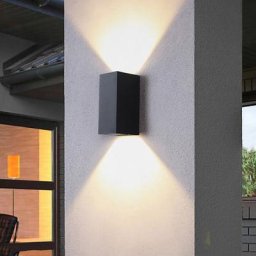 Applique Murale LED en Aluminium Imperméable de 5/10W Luminaire Moderne d'Extérieur Idéal pour un