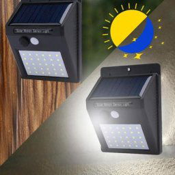 Lampe solaire à LED avec détecteur de mouvement lampe à capteur de corps humain 62 projecteurs