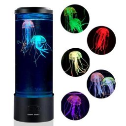 Lampe LED Méduse de Simulation Veilleuse Créative Précieuse USB Batterie 62 Télécommande