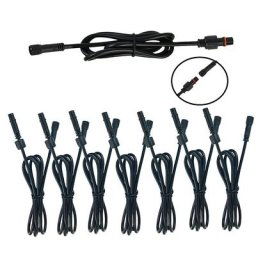 Connecteur de Câble d'Extension LED Mâle à Femelle 2 Broches 1 Mètre Étanche IP67 100cm Fil DC