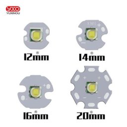 Émetteur LED haute puissance 1 pièce XML XM-L T6 LED U2 10W blanc 12mm 14mm 16mm 20mm PCB pour