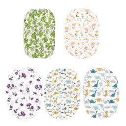 Housse de chaise longue en mousseline de coton pour bébé douce pour la peau 29x18 pouces Pa