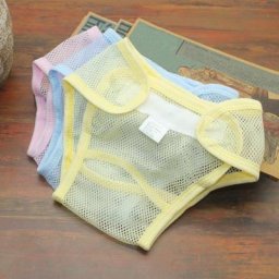 Housse de couche réutilisable bande magique respirante pour bébé pantalon en maille lavable pour