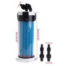 Filtre externe d'aquarium adapté à l'eau douce et salée réservoirs pour tortues pour réservoir