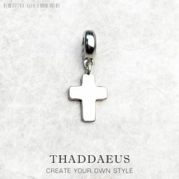 Breloque croix en argent regardé 925 pour hommes et femmes bijoux de prière cadeau nouveau