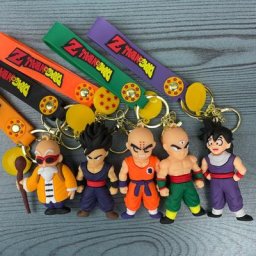 Porte-Clés de Voiture Dragon Ball Z Son Goku Majin Buu Kuririn Master Roshi Piccolo Accessoire de