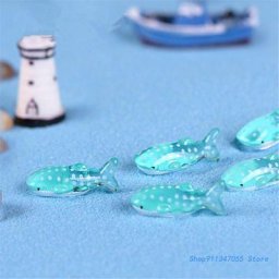 Simulation de requin modèle scientifique figurine de bureau jouet fenêtre en verre cadeau