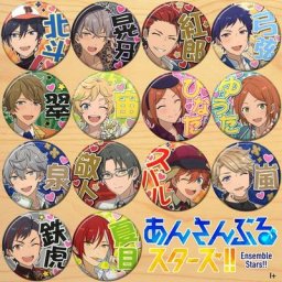 Broche ronde Anime pour enfants Ensemble Stars Sasumi Keito Ogami Koga Sakasaki Natsume Figure
