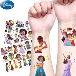 Autocollants de tatouage imperméables Disney Encanto Mirabel pour enfants figurine d'anime Kawaii
