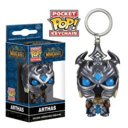 Funko-Porte-clés avec figurines du célèbre jeu Rick WOW Fall of The Lich King Arthas Brinquedos