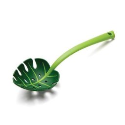 Monstera-Cuillère de service multifonctionnelle à long manche passoire à salade pâtes fendues