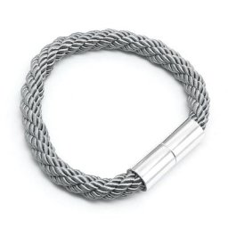 Embrasse magnétique grise pour rideau sangle de fenêtre 50cm