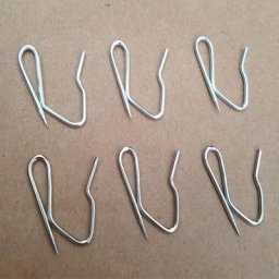 Quality 100pcs / bag Iron Curtain Hooks Korean style Curtain's Holder Curtain Accessories