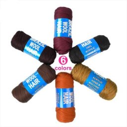 Extension de cheveux en laine brésilienne pour femmes et enfants tressage synthétique Yaki