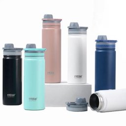 Gobelet thermos en acier inoxydable de 530/750ML bouilloire simple et portable pour sports de plein