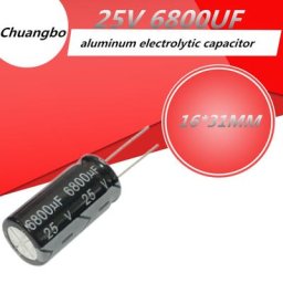 Condensateur électrolytique en aluminium 25V 6800UF 16x31MM 5 à 10 pièces