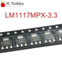 10 pièces LM1117MPX-3.3 3.3V LM1117-3.3 N05A N05B SOT-223 SMD stabilisateur de tension puce IC