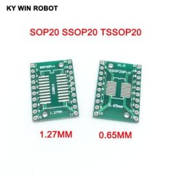 Panneau d'affichage SMD vers adaptateur DIP prise de convertisseur de carte PCB pas de broche DIP
