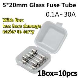 Fusibles en verre Chrysler 5x20mm 0.l'autorisation 0.25A 0.5A l'autorisation 3A 4A 5A