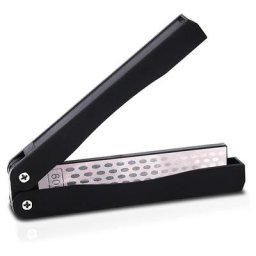 Aiguiseur de couteaux pliant pierre à aiguiser grain 400/600 pliable diamant double face
