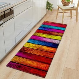 Tapis de cuisine lavables en polymère pour chambre à coucher tapis 3D tapis de sol coureur de