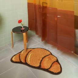 Tufting Croissant Bathvirus Soft Lea Fluffy JxHOPolymers Tapis de chambre à coucher Coussin de