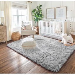 Yinzam-Tapis en peluche super moelleux tapis en velours doux tapis polymères pour chambre