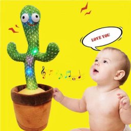 Jouet en peluche de Cactus dansant 120 chansons répétition de ce que vous avez dit Cactus