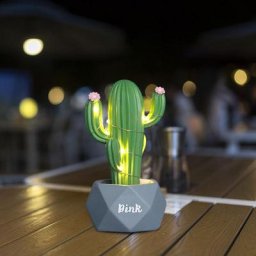 Lampe Led décorative en forme de Cactus thème Tropical luminaire décoratif d'intérieur idéal pour