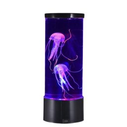 Lampe LED Électrique Méduse pour Enfant Lumière d'Ambiance Précieuse Multi-Documents à Lave USB