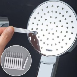 Pommeau de douche trou livres brosse anti-colmatage pores espace livres outils cuisine salle de