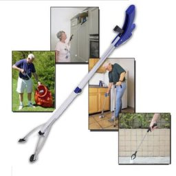 Pince d'extension de bras extra longue pratique pince à ordures pliable outil de ramassage à