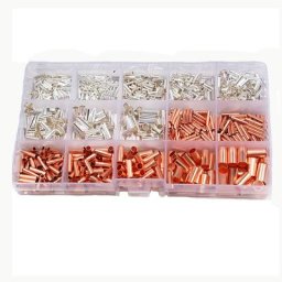 Fil de raccordement de tuyaux en cuivre petit câble en cuivre à sertir Kit de bagues de bornes
