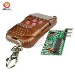 Kits de télécommande sans fil Module récepteur de décodage ASK pour Arduino DC12V IC 2262/2272 4