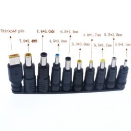 Adaptateur d'alimentation DC universel pour ordinateur portable embouts de connecteur prise jack
