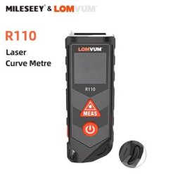 Télémètre laser R110 pour courbes avec roue outils de mesure incurvés au laser télémètre de