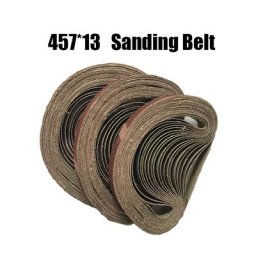 10 pièces 457*13mm Abrasif Ponçage Environ457X13 P40-240 Grossier à Fin Meulage Bande Broyeur