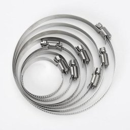 Collier de serrage de tuyau d'entraînement à vis sans fin cerceau de tuyau en acier inoxydable 304